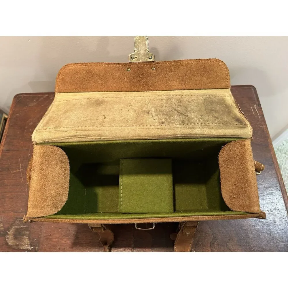 Vintage Ranchero R 630 Photographer Bag Top Grain Cowhide Suede Made In USA